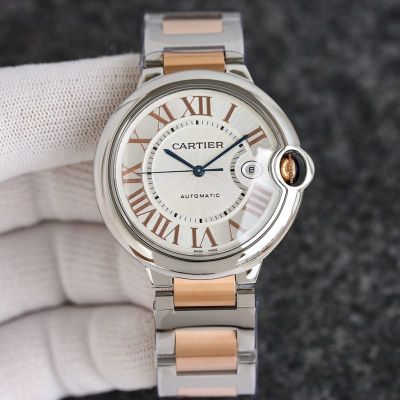 TW Factory Cartier 2824 Movement 42MM Steel Sapphire Glass White Watch
